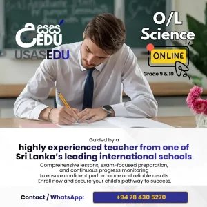 English Medium Tuition for Grade 9, 10, A/Ls and Degree