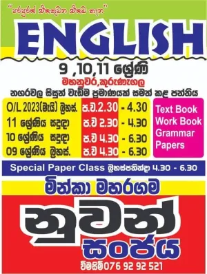 Online English Classes - Grades 6, 7, 8, 9, 10, 11