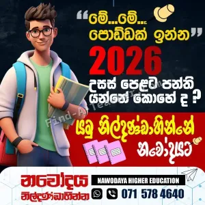 Navodaya Higher Education Institute - Nildandahinna