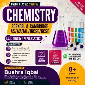 Chemistry / Physics / Science Classes - Local, Edexcel